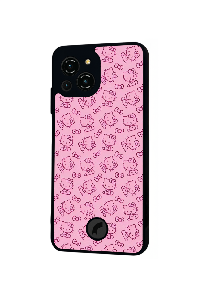 Reeder S23 Pro Max Uyumlu HelloKitty Tasarımlı Glossy Premium Kılıf