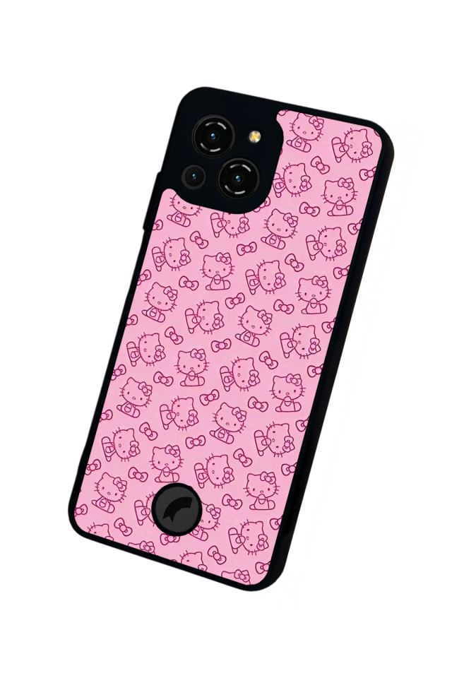 Reeder S23 Pro Max Uyumlu HelloKitty Tasarımlı Glossy Premium Kılıf