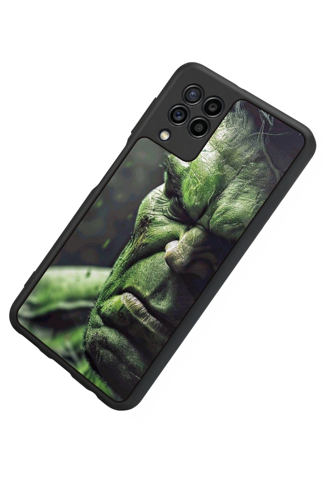 Samsung Galaxy M32 Uyumlu Hulk Tasarımlı Glossy Premium Kılıf