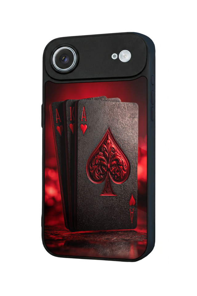 iPhone 17 Air Uyumlu Kart Tasarımlı Glossy Premium Kılıf