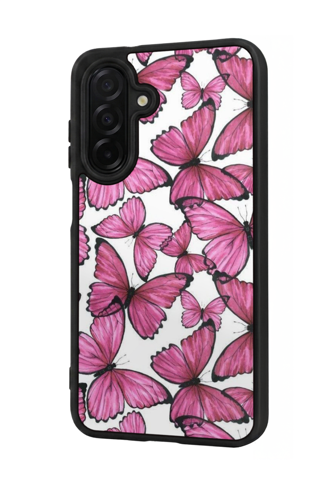 Samsung Galaxy A36 Uyumlu Kelebek Tasarımlı Glossy Premium Kılıf