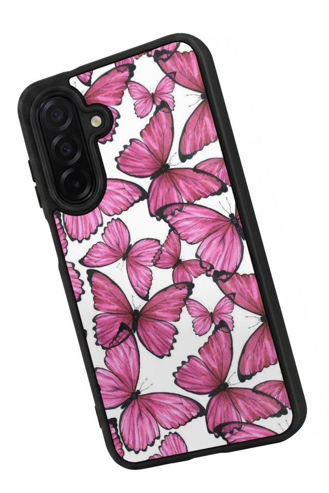 Samsung Galaxy A36 Uyumlu Kelebek Tasarımlı Glossy Premium Kılıf