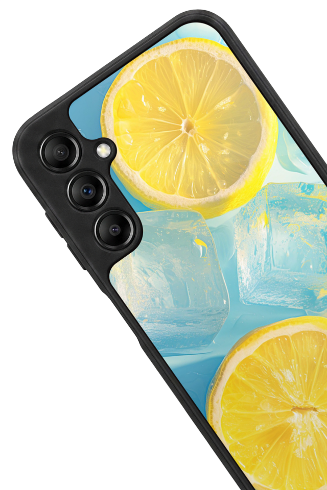 Samsung Galaxy A14 Uyumlu Limon Tasarımlı Glossy Premium Kılıf