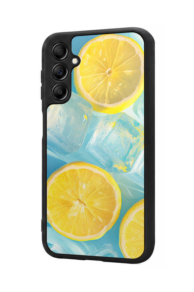 Samsung Galaxy A14 Uyumlu Limon Tasarımlı Glossy Premium Kılıf
