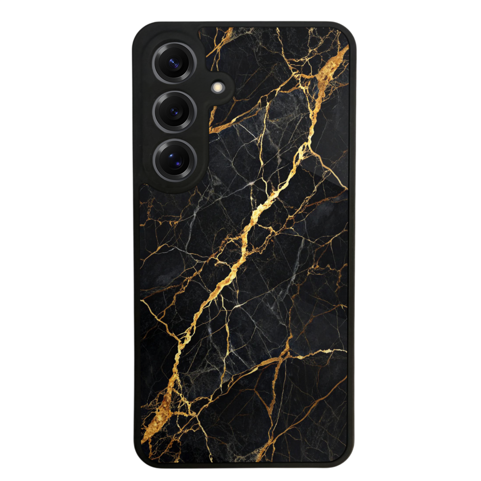 Samsung Galaxy S25 Uyumlu Mermer Marble Tasarımlı Glossy Premium Kılıf