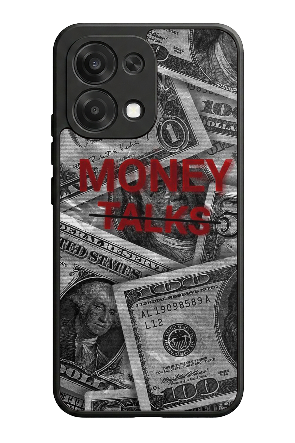 Oppo A6 Pro Uyumlu Money Para Tasarımlı Glossy Premium Kılıf