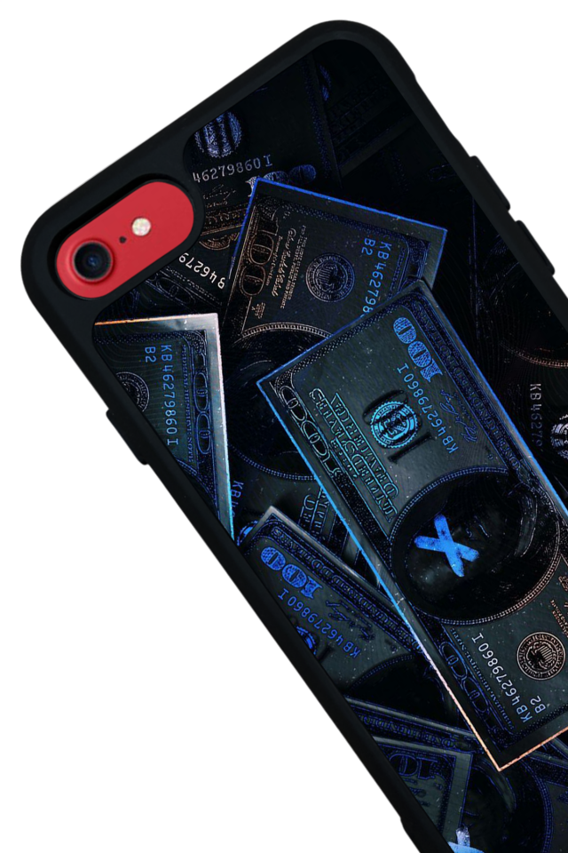 iPhone 8 Uyumlu Para Tasarımlı Glossy Premium Kılıf