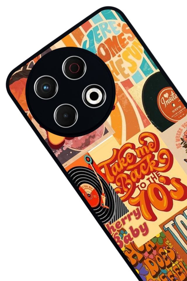 Tecno Spark 30 Pro Uyumlu Poster Tasarımlı Glossy Premium Kılıf