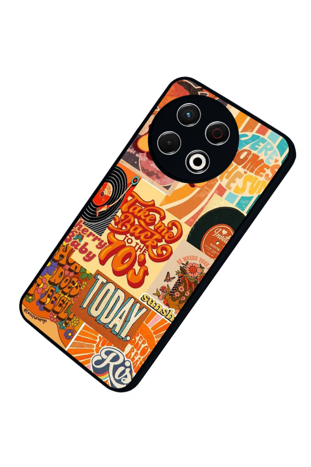 Tecno Spark 30 Pro Uyumlu Poster Tasarımlı Glossy Premium Kılıf