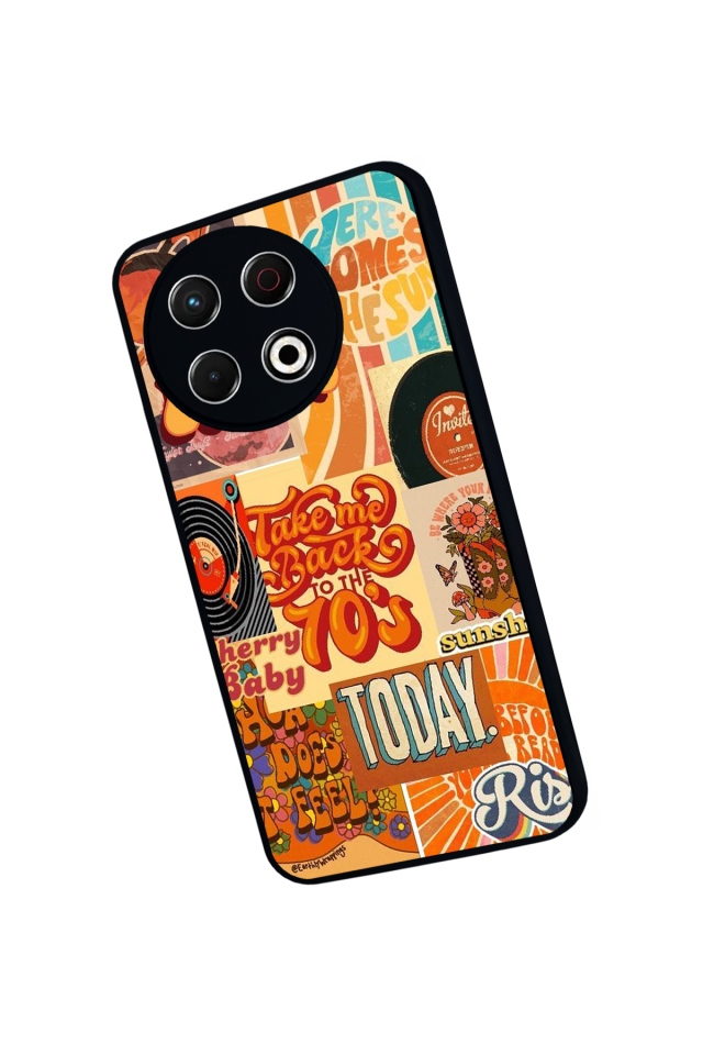 Tecno Spark 30 Pro Uyumlu Poster Tasarımlı Glossy Premium Kılıf