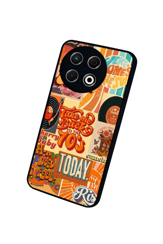 Tecno Spark 30 Pro Uyumlu Poster Tasarımlı Glossy Premium Kılıf