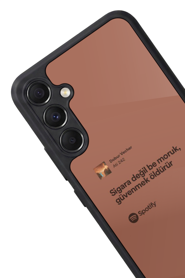 Samsung Galaxy M34 Uyumlu Sarki Sozleri Tasarımlı Glossy Premium Kılıf
