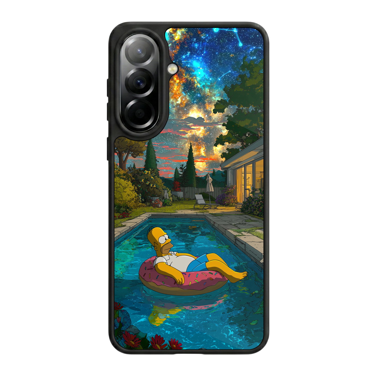 Samsung Galaxy A57 Uyumlu The Simpsons Tasarımlı Glossy Premium Kılıf