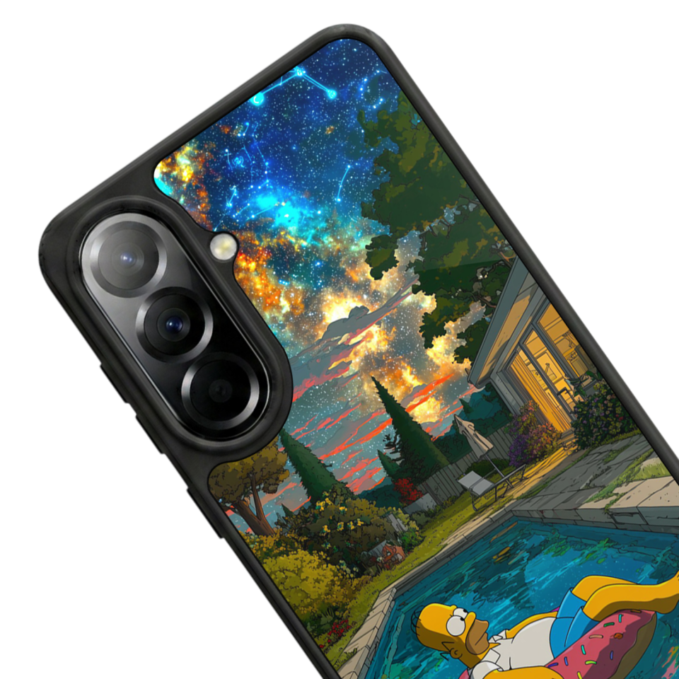 Samsung Galaxy A57 Uyumlu The Simpsons Tasarımlı Glossy Premium Kılıf