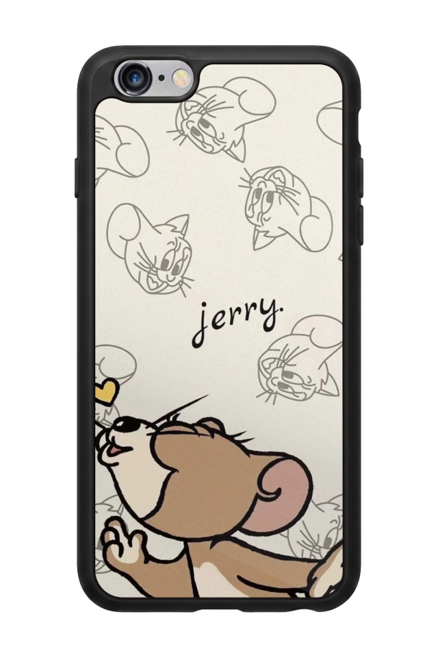 iPhone 6s Plus Uyumlu Tom And Jerry Tasarımlı Glossy Premium Kılıf