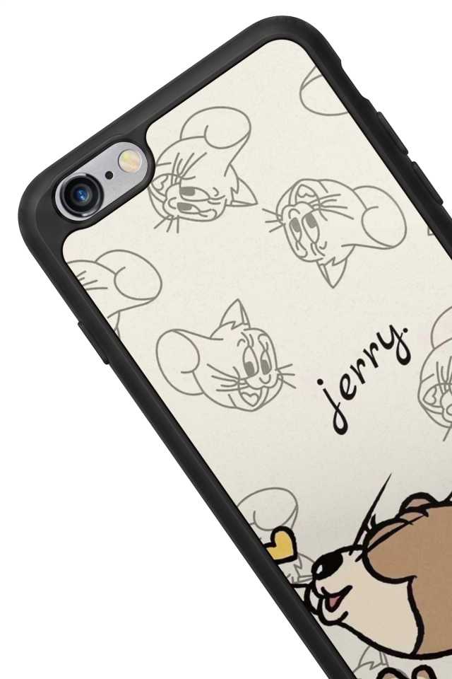 iPhone 6s Plus Uyumlu Tom And Jerry Tasarımlı Glossy Premium Kılıf