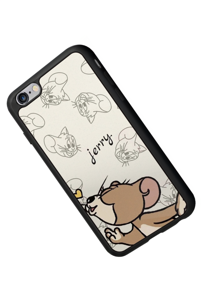 iPhone 6s Plus Uyumlu Tom And Jerry Tasarımlı Glossy Premium Kılıf