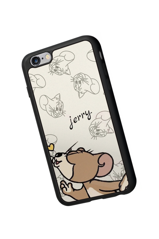 iPhone 6s Plus Uyumlu Tom And Jerry Tasarımlı Glossy Premium Kılıf