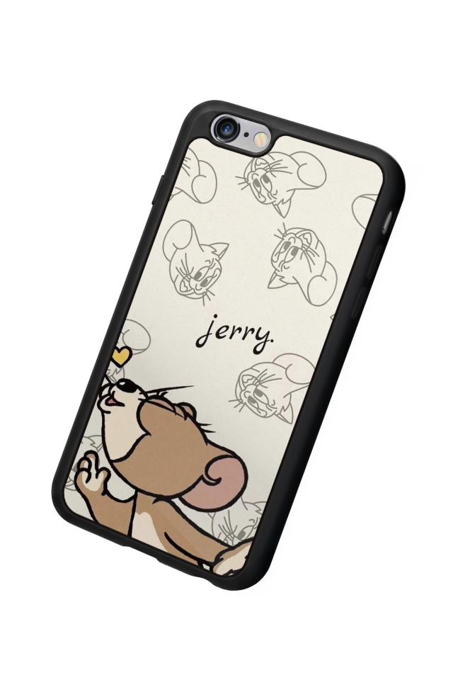 iPhone 6s Plus Uyumlu Tom And Jerry Tasarımlı Glossy Premium Kılıf
