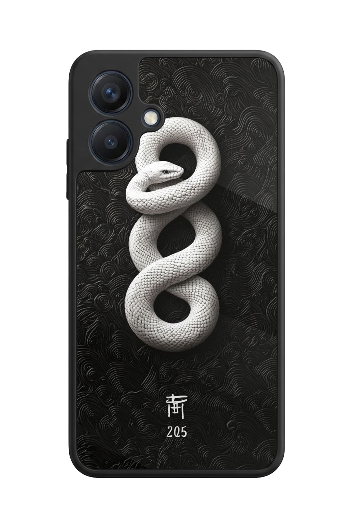 Samsung Galaxy A07 Uyumlu Yılan Tasarımlı Glossy Premium Kılıf