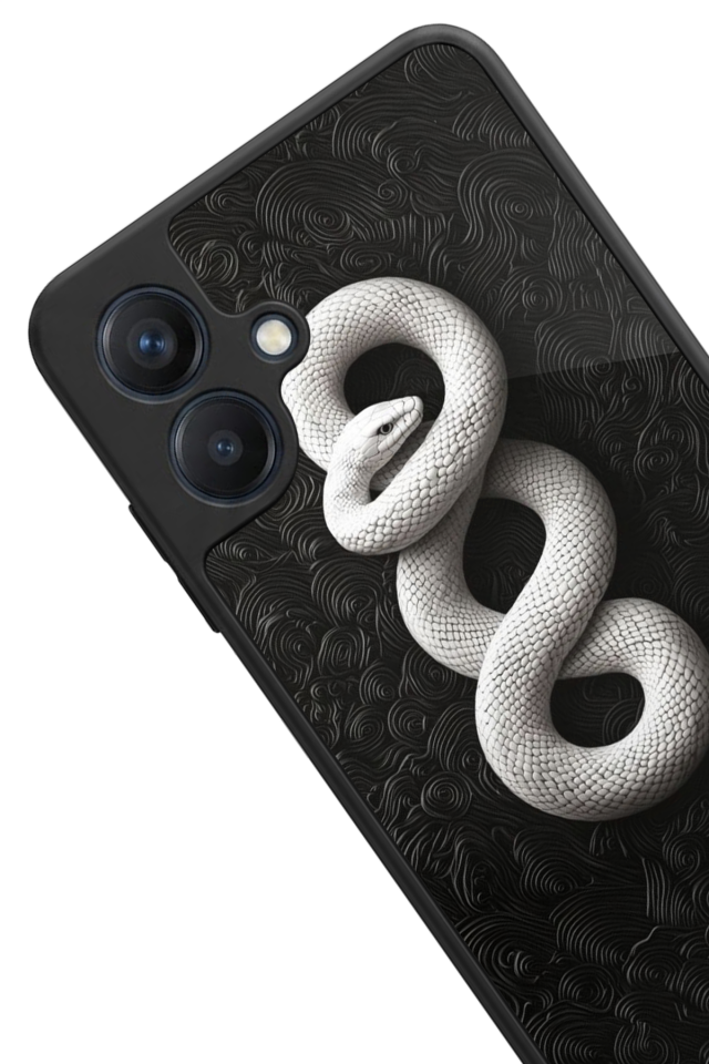 Samsung Galaxy A07 Uyumlu Yılan Tasarımlı Glossy Premium Kılıf