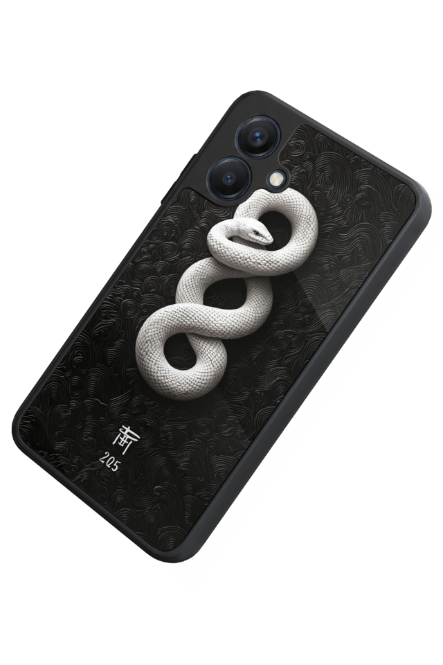 Samsung Galaxy A07 Uyumlu Yılan Tasarımlı Glossy Premium Kılıf