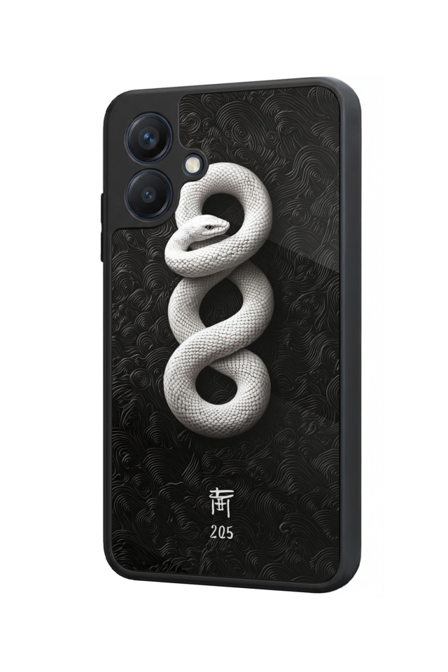 Samsung Galaxy A07 Uyumlu Yılan Tasarımlı Glossy Premium Kılıf