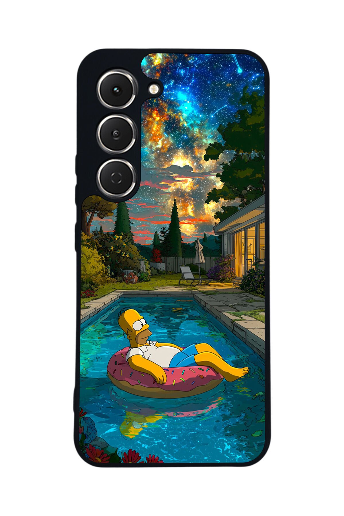 Tecno Spark 40 Pro Uyumlu The Simpsons Tasarımlı Glossy Premium Kılıf