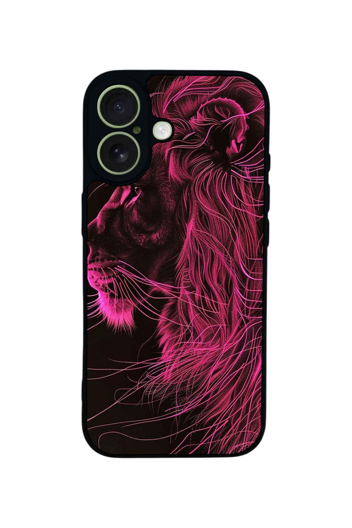 iPhone 17 Uyumlu Aslan Tasarımlı Glossy Premium Kılıf