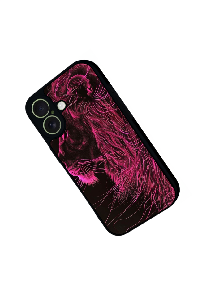 iPhone 17 Uyumlu Aslan Tasarımlı Glossy Premium Kılıf