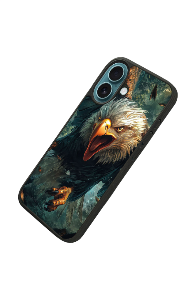 iPhone 16 Uyumlu Besiktas Tasarımlı Glossy Premium Kılıf