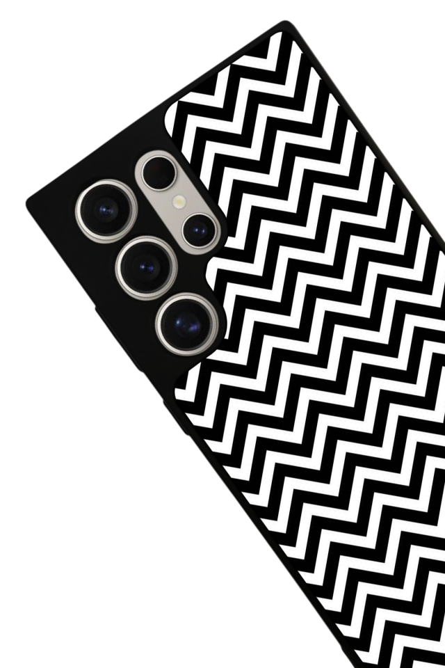 Samsung Galaxy S22 Ultra Uyumlu Çizgi Sanatı Tasarımlı Glossy Premium Kılıf