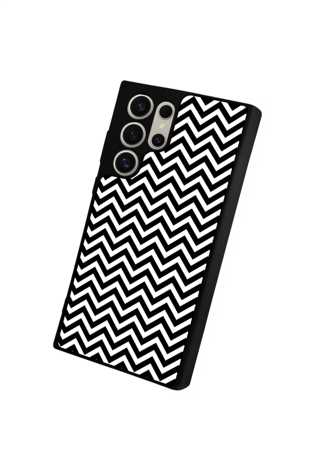 Samsung Galaxy S22 Ultra Uyumlu Çizgi Sanatı Tasarımlı Glossy Premium Kılıf