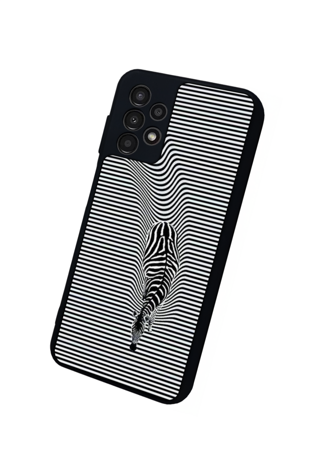 Samsung Galaxy A23 Uyumlu Çizgi Sanatı Tasarımlı Glossy Premium Kılıf