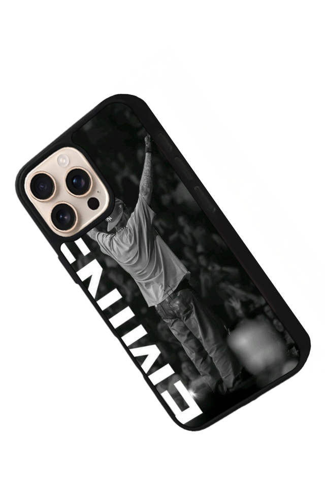 iPhone 16 Pro Uyumlu Eminem Tasarımlı Glossy Premium Kılıf