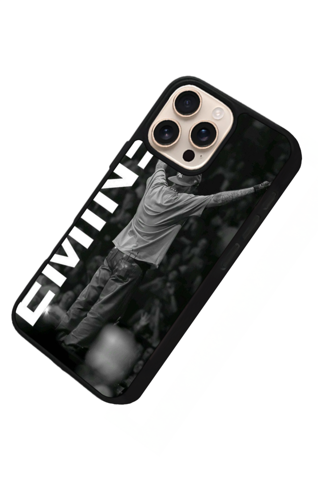 iPhone 16 Pro Uyumlu Eminem Tasarımlı Glossy Premium Kılıf