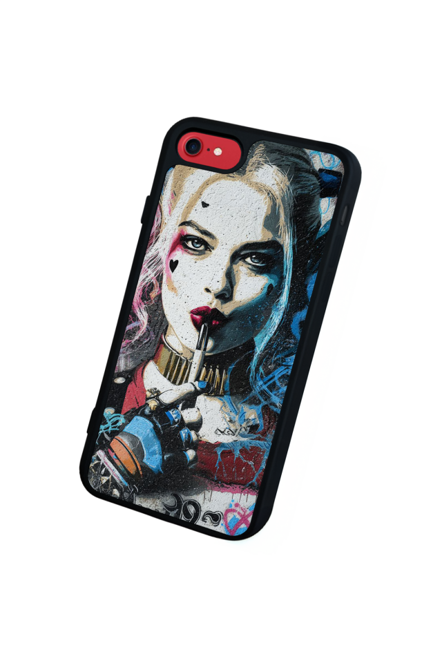 iPhone 7 Uyumlu HarleyQueen Tasarımlı Glossy Premium Kılıf