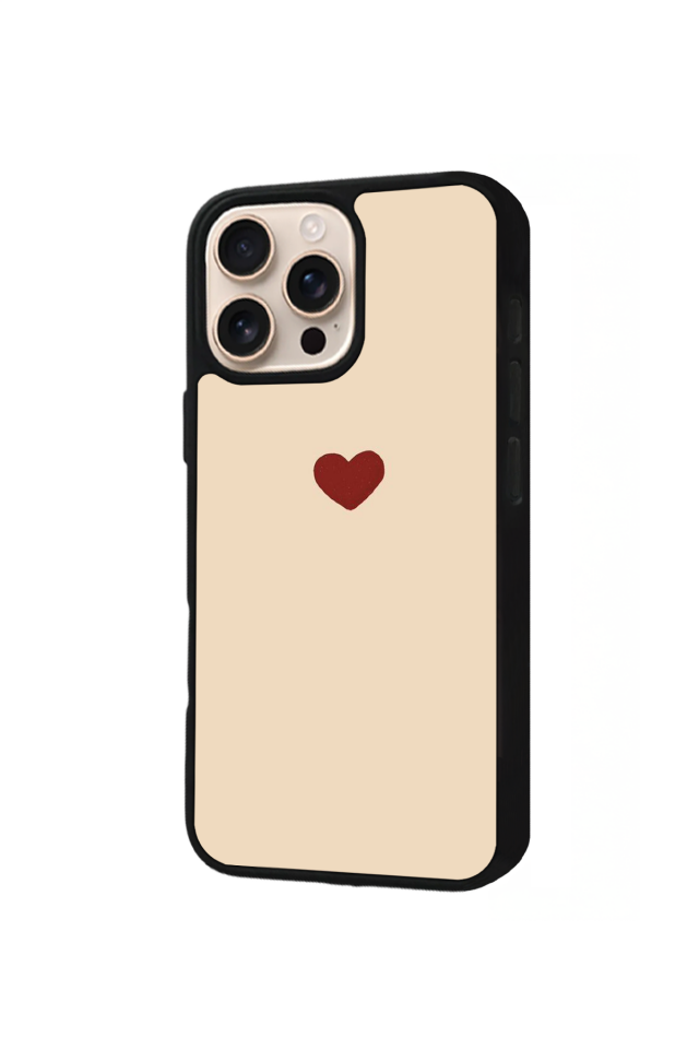 iPhone 14 Pro Uyumlu Kalp Love Tasarımlı Glossy Premium Kılıf
