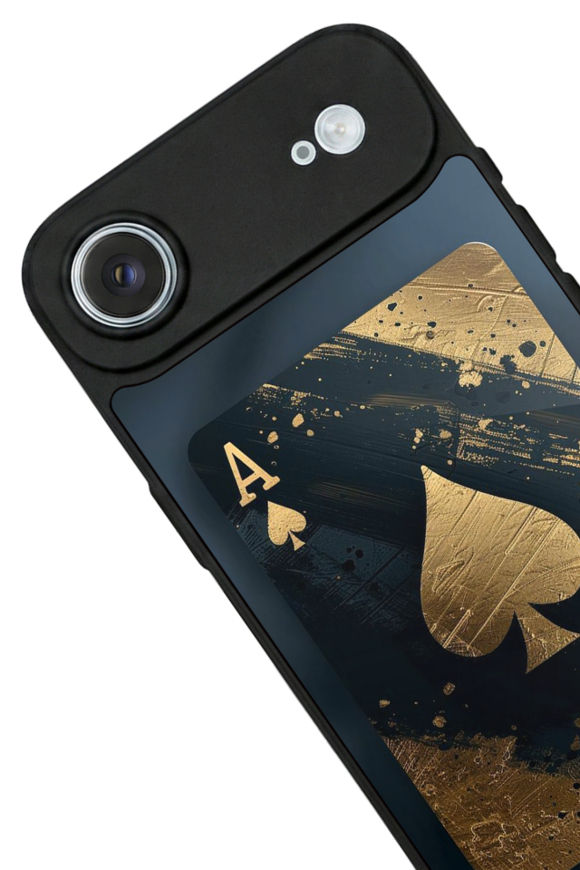 iPhone 17 Air Uyumlu Kart Tasarımlı Glossy Premium Kılıf