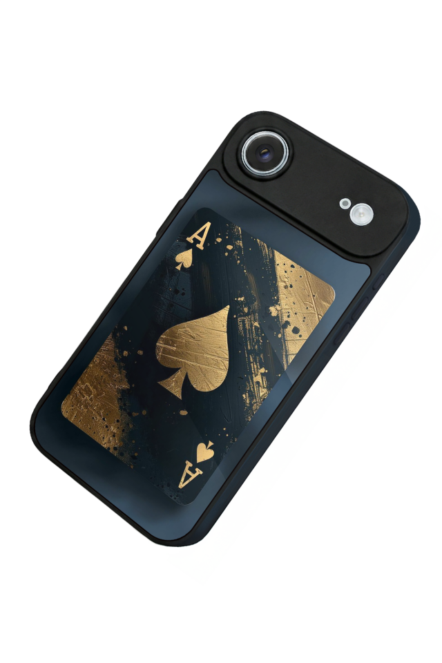 iPhone 17 Air Uyumlu Kart Tasarımlı Glossy Premium Kılıf