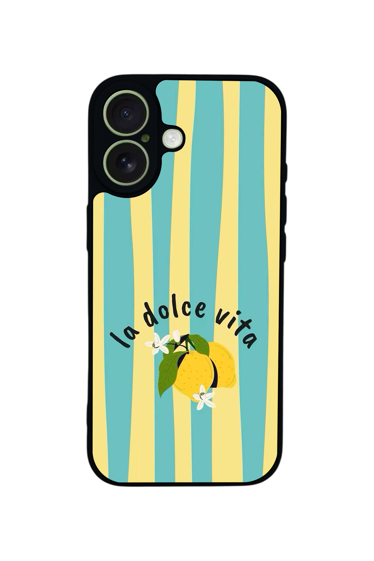 iPhone 17 Uyumlu Limon Tasarımlı Glossy Premium Kılıf
