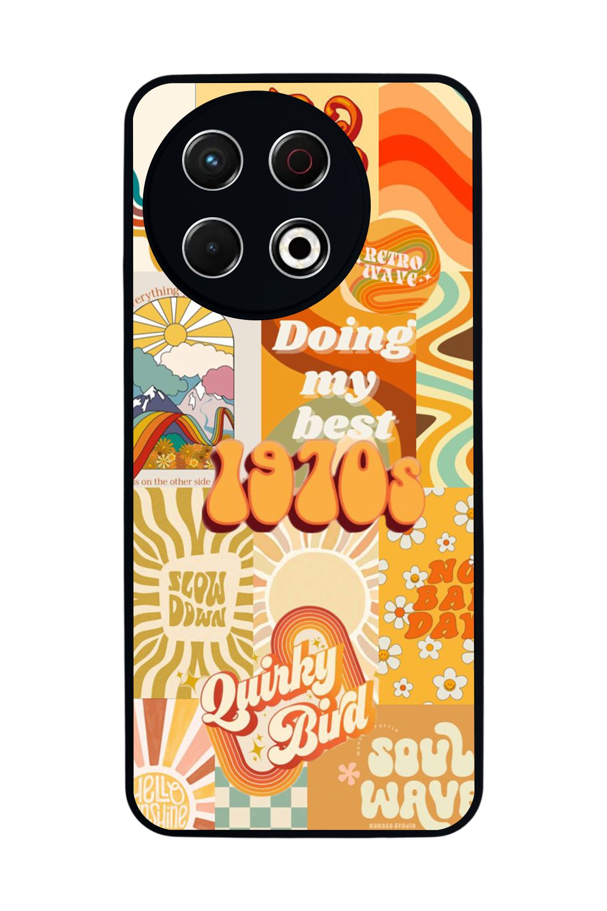 Tecno Spark 30 Pro Uyumlu Poster Tasarımlı Glossy Premium Kılıf