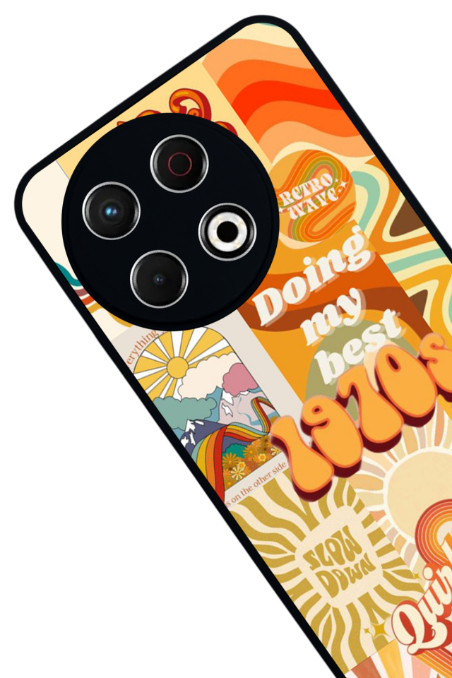 Tecno Spark 30 Pro Uyumlu Poster Tasarımlı Glossy Premium Kılıf