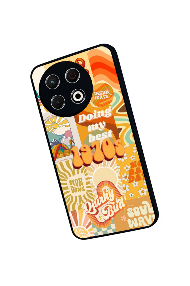 Tecno Spark 30 Pro Uyumlu Poster Tasarımlı Glossy Premium Kılıf