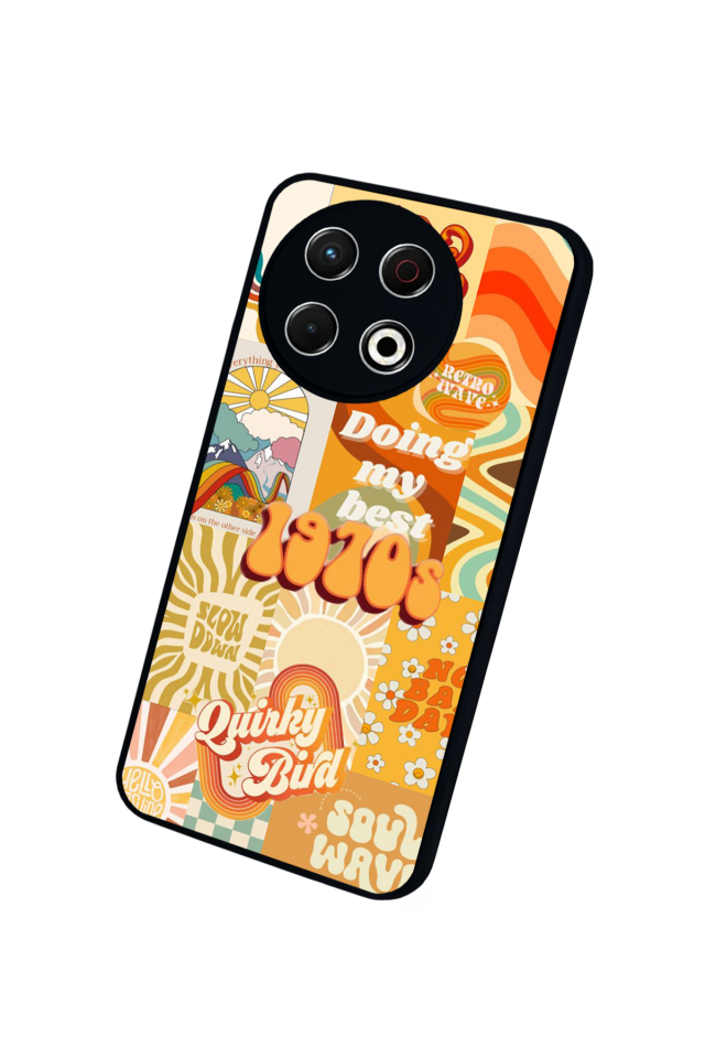 Tecno Spark 30 Pro Uyumlu Poster Tasarımlı Glossy Premium Kılıf