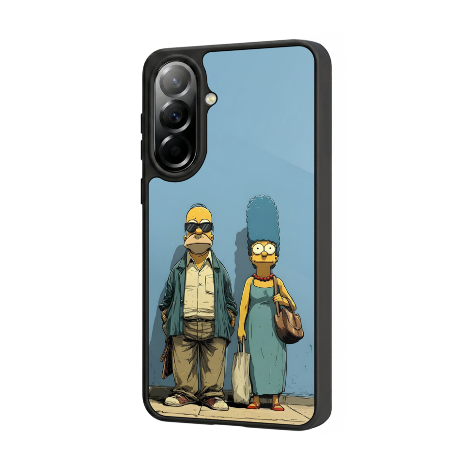 Samsung Galaxy A57 Uyumlu The Simpsons Tasarımlı Glossy Premium Kılıf