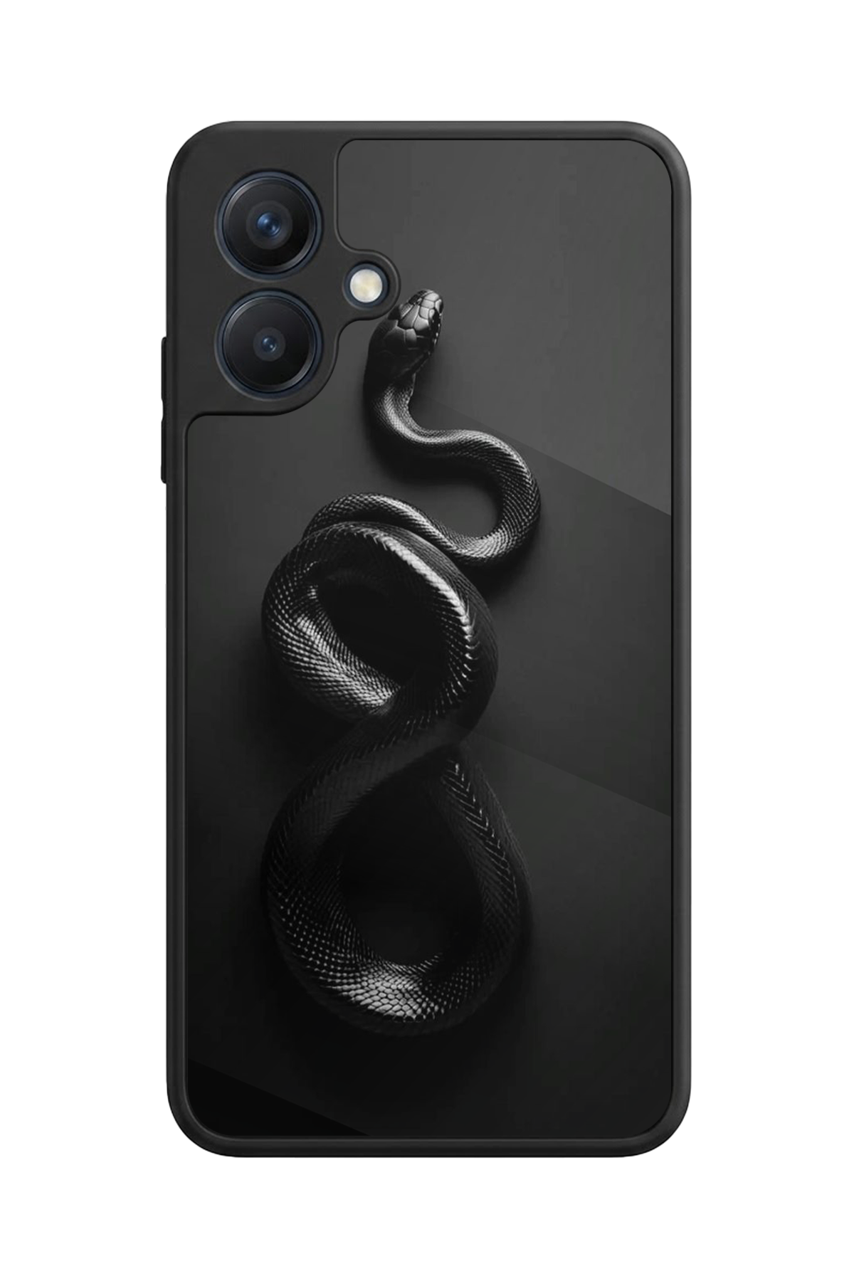 Samsung Galaxy A07 Uyumlu Yılan Tasarımlı Glossy Premium Kılıf