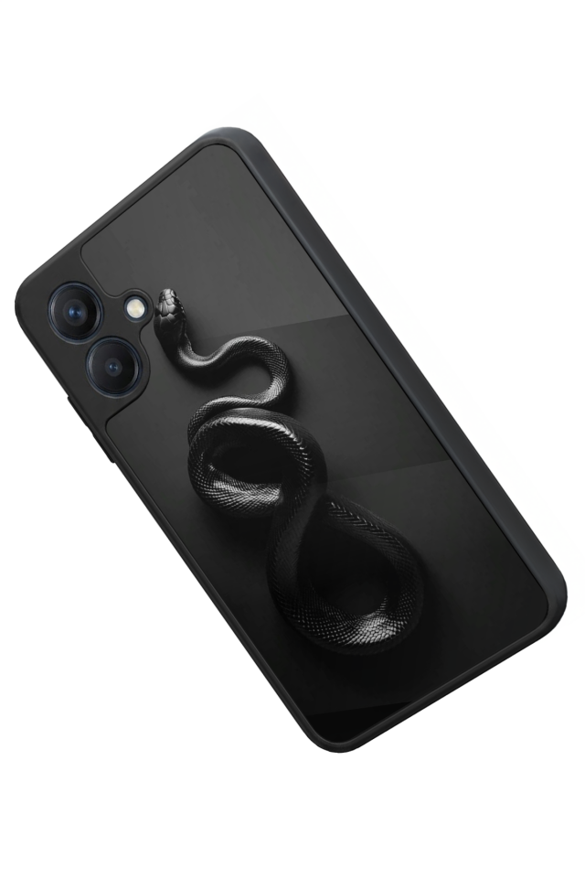 Samsung Galaxy A07 Uyumlu Yılan Tasarımlı Glossy Premium Kılıf