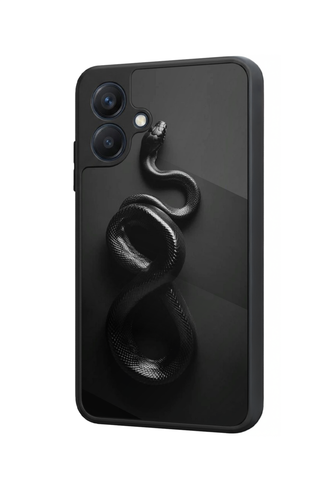 Samsung Galaxy A07 Uyumlu Yılan Tasarımlı Glossy Premium Kılıf