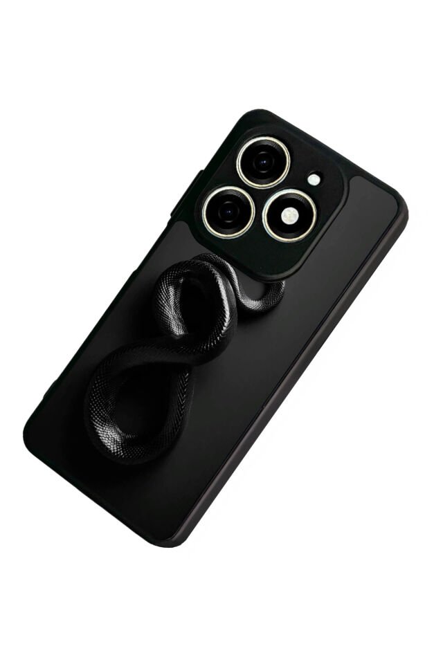 Infınıx Smart 8 Pro Uyumlu Yılan Tasarımlı Glossy Premium Kılıf
